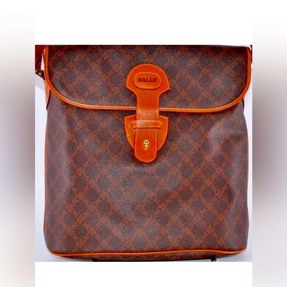 Bally shoulder bag brown leather